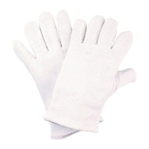 Gant taille 8 blanc tricot en coton catégorie EPI I NITRAS (Par 12)