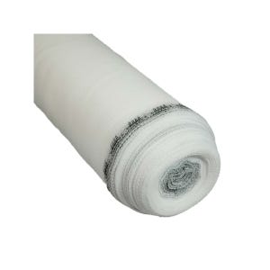 Filet d'échafaudage Blanc 3,07x20 m - Qualité PRO TECPLAST 50EC - Filet de protection d'échafaudage pour chantier - Pare-gravats