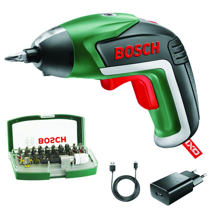 Visseuse sans fil Bosch IXO V 06039A800S + batterie, + accessoires