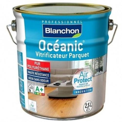 Vitrificateur Parquet bois Océanic de BLANCHON 2,5 litres Satin