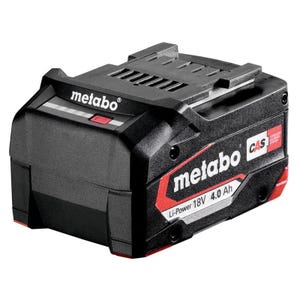 Batterie Li-Power 18V 4,0 Ah avec indicateur de charge - METABO 625027000