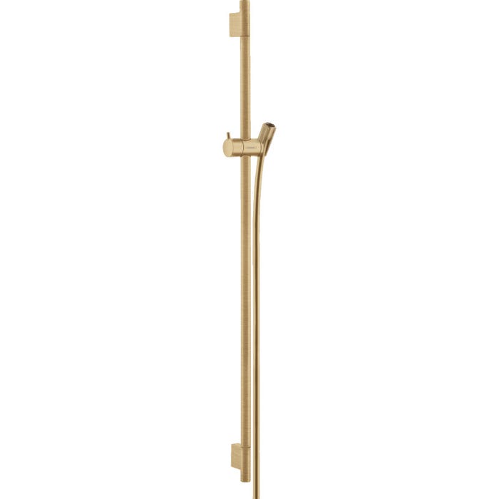 Hansgrohe Unica Barre de douche S Puro 90 cm avec flexible de douche bronze brossé (28631140)