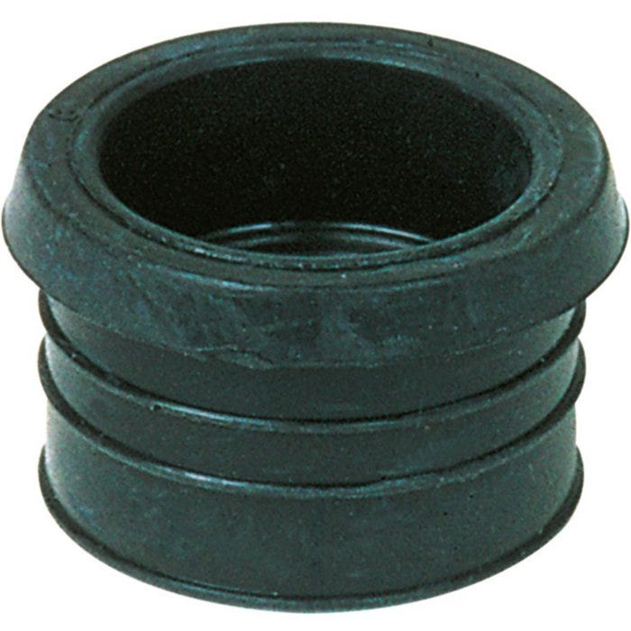 Tampon de réduction élastomère noir - Femelle - PVC Ø 50 mm - Métal Ø 12 à 40 mm - Nicoll
