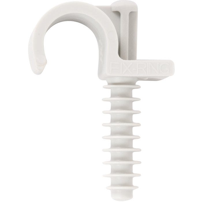 Collier cheville plastique simple - Tube Ø 18 mm - Vendu par 100 - Fix-Ring - ING Fixation