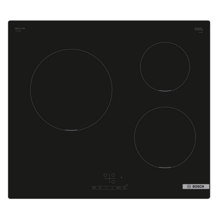 Table de cuisson à induction 60cm 3 feux noir - Bosch PUC611BB5E