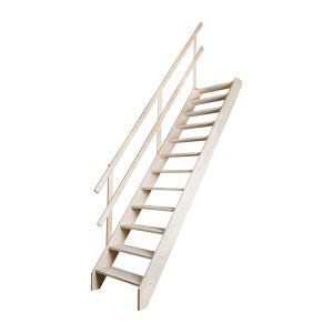 Escalier de meunier sans main courante - Hauteur à franchir 3.15m max - MSS