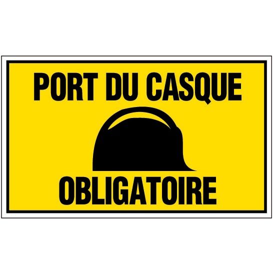 Panneau ''Port du casque obligatoire'' - NOVAP - 4160436