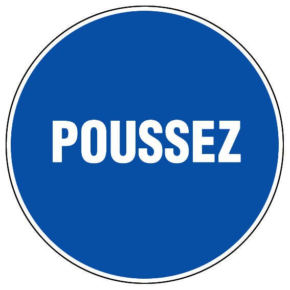 Panneau Poussez - Rigide Ø80mm - 4020198