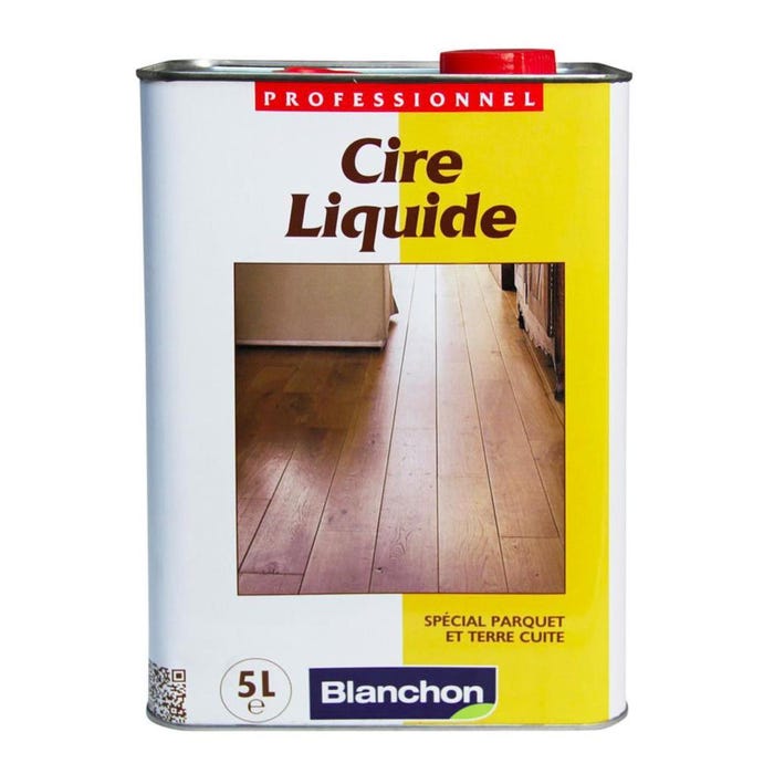 Cire liquide Blanchon Carbamex 5L incolore spécial parquet et terre cuite