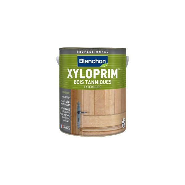 Primaire avant lasure Blanchon Xyloprim pour bois tanniques 2,5L incolore prêt à l'emploi extérieur et intérieur
