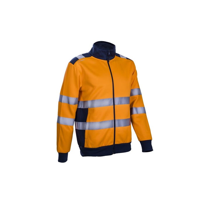 Veste thermique HV GOKKAN Orange et Marine - Coverguard - Taille XL