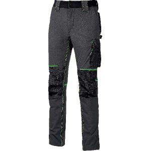 Pantalon ATOM Gris/Vert - U Power - Taille XL