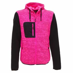 U-Power - Sweat-shirt zippé rose pour femmes RAINBOW - Rose - L
