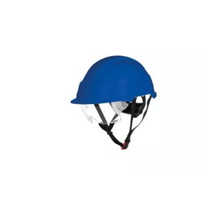 Casque de sécurité non ventilé avec lunettes de sécurité intégrées Coverguard PHOENIX PRO ABS Bleu Unique