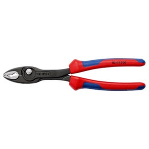 Knipex 82 02 200 - Alicate agarre frontal ajustable Knipex TwinGrip 200 mm. con mangos bicomponentes