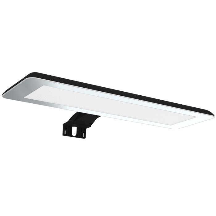 Applique LED pour miroir de salle de bain LUCEO 10 W noir mat