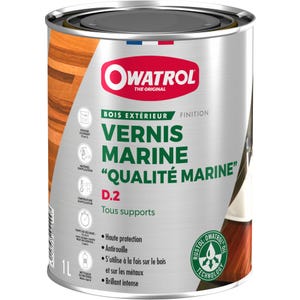 Vernis marine souple Brillant Owatrol DEKS OLJE D.2 Incolore 1 litre