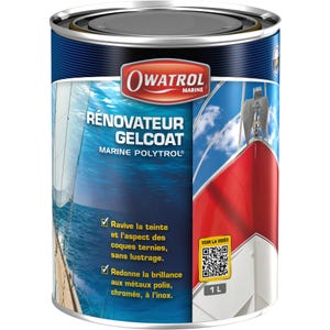 Elimine la rouille sur l'inox, ravive les gelcoats Owatrol MARINE POLYTROL 0.5 litre