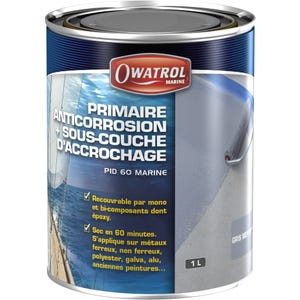 Primaire universel anticorrosion Owatrol PID 60 Gris (RAL 7015) 2.5 litres
