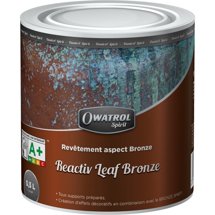 Revêtement aspect bronze Owatrol REACTIV LEAF BRONZE 0.5 litre