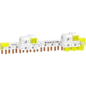 peigne - idt40 - 1p+n - 12 modules - avec connecteur - schneider electric a9xpp612