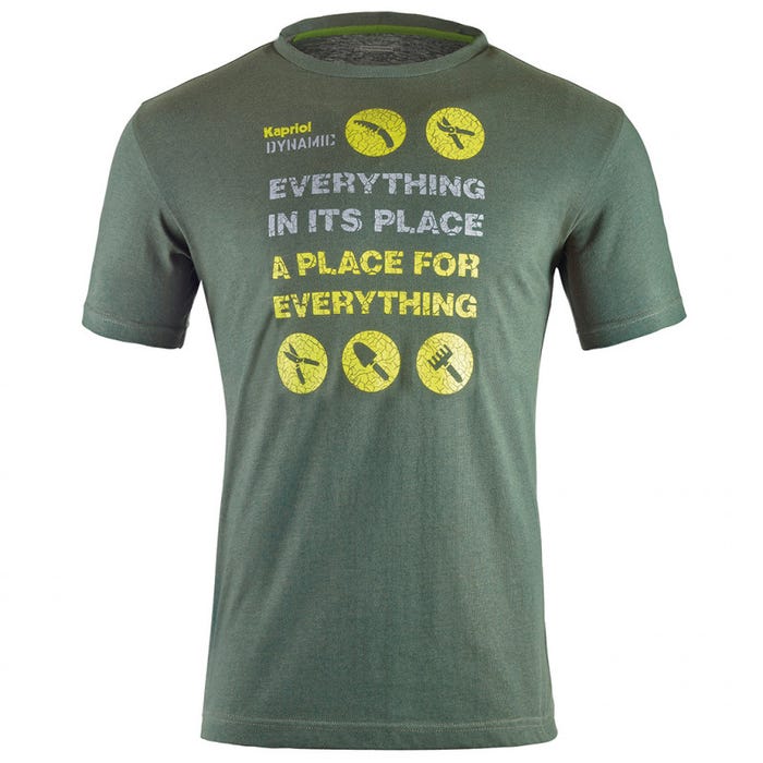 Tee-shirt manches courtes ENJOY vert rifle KAPRIOL