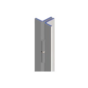 Barre de pivot 30x30mm cornière droite finition apprêt gris - HERACLES - BLI-BPI10001