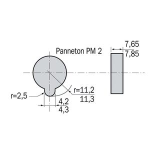 Cylindre à double entrée 5G à panneton réduit PM2 30x40 - HERACLES - C100011PM2MV