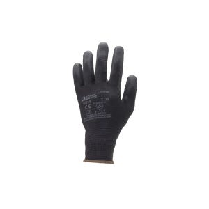 Lot de 10 paires de gants polyester noir, paume end.PU noir - Coverguard - Taille 2XL-11