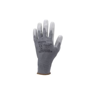 Gants polyester gris, paume end.PU gris - Coverguard - Taille XS-6
