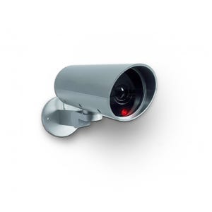 Caméra de surveillance factice motorisée à detecteur de mouvement
