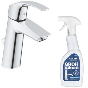 GROHE Mitigeur lavabo Eurosmart taille S + Nettoyant Grohe