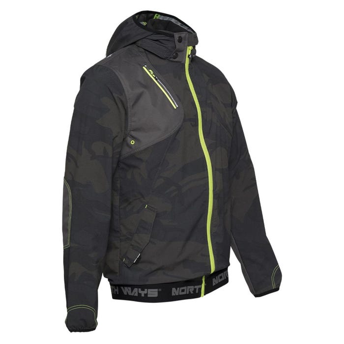Blouson de travail multipoches Irons woodland - North Ways - Taille S
