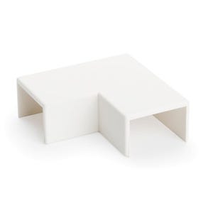 Angle plat AX 50x20mm blanc pour moulure Axis mini - OBO BETTERMANN - 6131657
