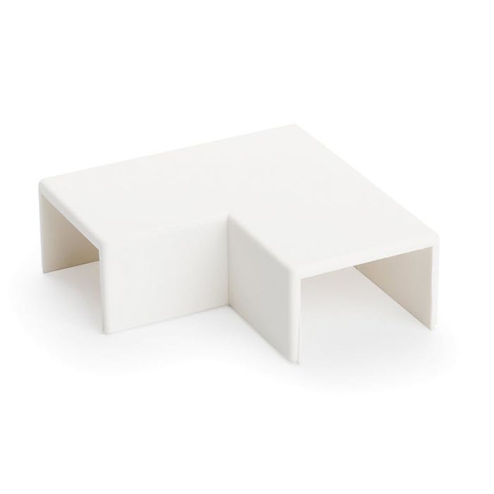 Angle plat AX 50x20mm blanc pour moulure Axis mini - OBO BETTERMANN - 6131657