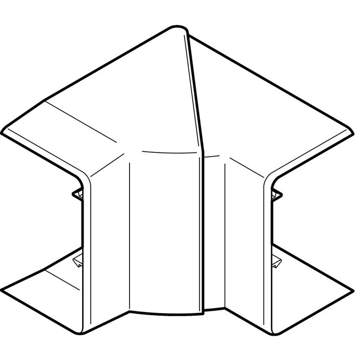 Angle plat CLIDI 90X55mm - REHAU - 6132870