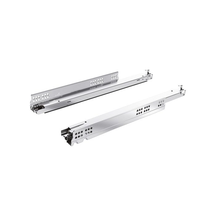 Coulisses actro you silent system - Charge : 40 kg - Longueur : 600 mm - HETTICH