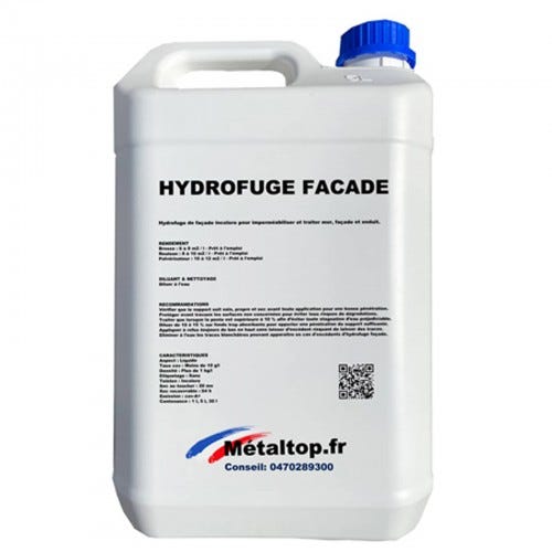 Hydrofuge Facade - Metaltop - Incolore - RAL Incolore - Pot 20L