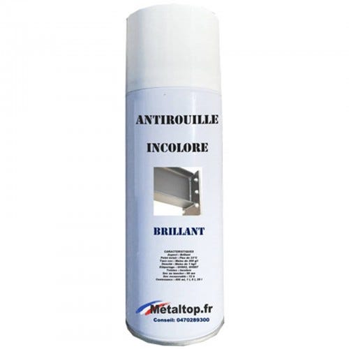 Antirouille Incolore - Metaltop - RAL Incolore - Bombe 400mL