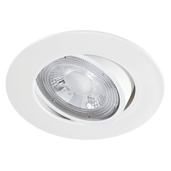 Spot encastré LED MI6 Aric - 5,5 W - 480 lm - 3000 K - Orientable - Blanc