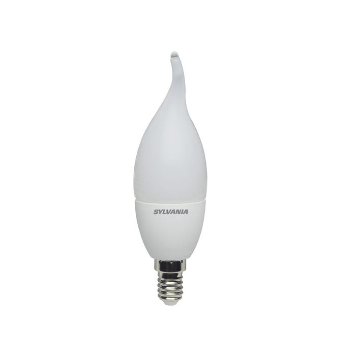 Lampe LED coup de vent dépolie TOLEDO 5W E14 2700K - SYLVANIA - 0026939