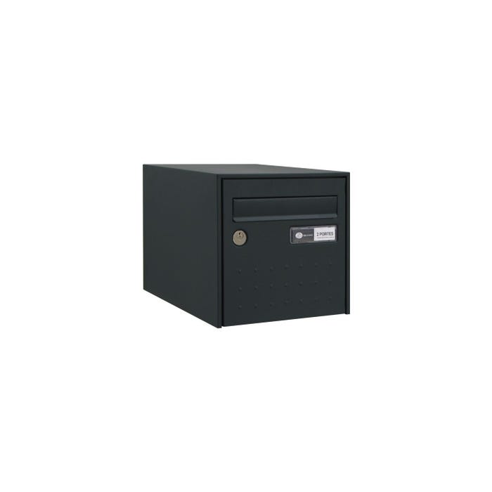 Boîte aux lettres Steel Box simple face noir RAL 9005