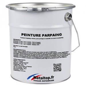 Peinture Parpaing - Metaltop - Orange rouge - RAL 2001 - Pot 20L