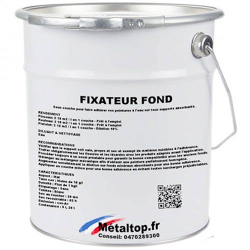 Fixateur Fond - Metaltop - - Pot 5L