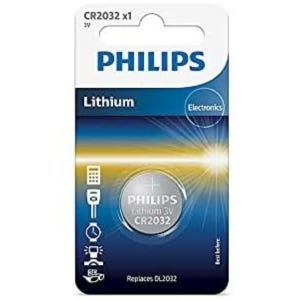 Piles Bouton au Lithium Philips CR2032