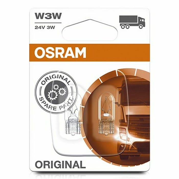Ampoule pour voiture Osram OS2841-02B 3W Camion 24 V W3W