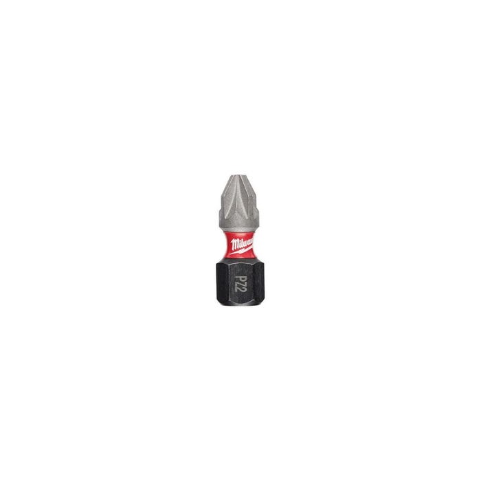 Pack 2 embouts shockwave pz2 x 25 mm milwaukee - 4932430863