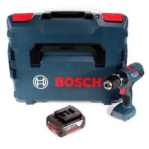 Bosch Professional GSB 18V-21 Perceuse-visseuse à percussion sans fil 18V 55Nm + 1x Batterie 5,0Ah + Coffret L-Boxx - sans