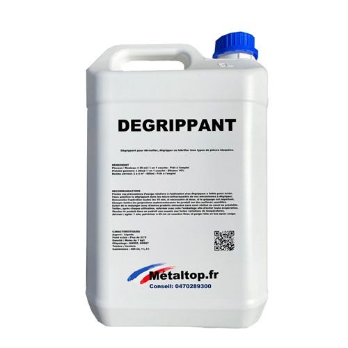 Degrippant - Metaltop - Incolore - RAL Incolore - Pot 1L