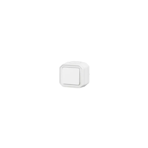 bouton poussoir - no - blanc - saillie - legrand plexo 069760l